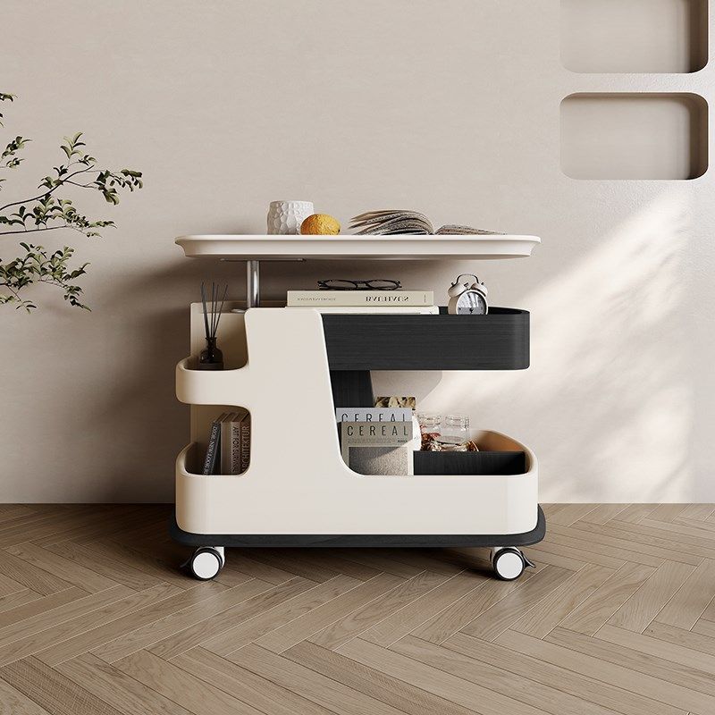 2024新款实木客厅沙发边几柜可移动升降小户型推车卧室床头柜茶几,住宅家具,移动边几/推车,淘宝优惠券,粉丝福利购,淘宝优惠卷