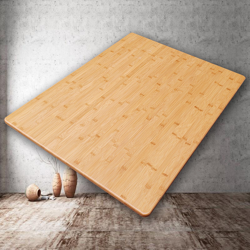 桌面板书桌电脑餐桌板整张实木板材料长方形工作写字吧台面板定制