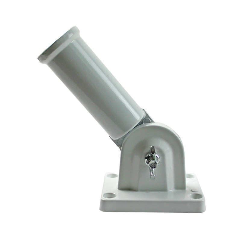 合金旗杆底座 旗座 可固定在墙上90度角可调节 墙面国旗座