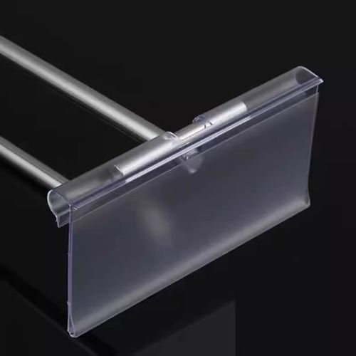 超市货架挂钩吊牌pvc透明价签封套 标价牌价格标签展示牌挂牌标牌