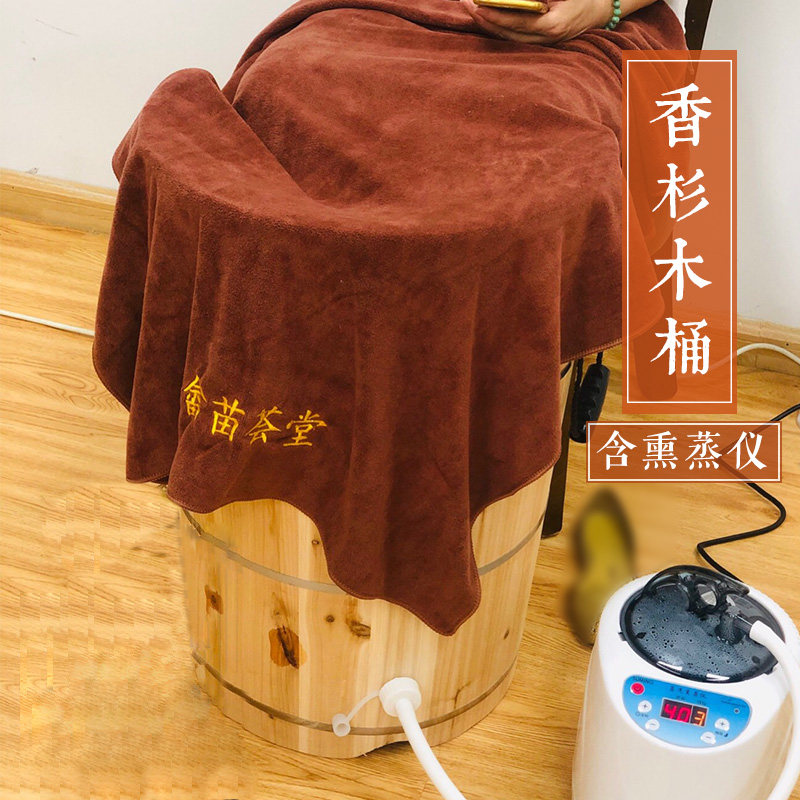 燕姐食养 畲苗荟堂 香杉木桶熏蒸仪无油漆养生药熏桶