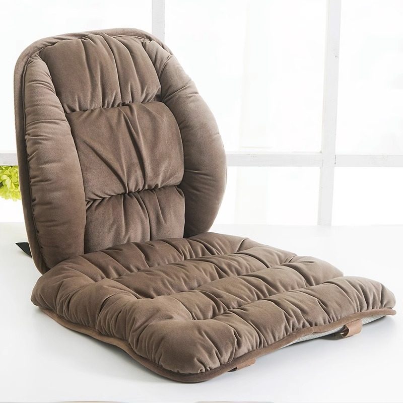 冬季毛绒坐垫靠垫一体椅垫办公室学生宿舍保暖垫腰靠屁股垫可调节,居家布艺,椅垫,淘宝优惠券,粉丝福利购,淘宝优惠卷