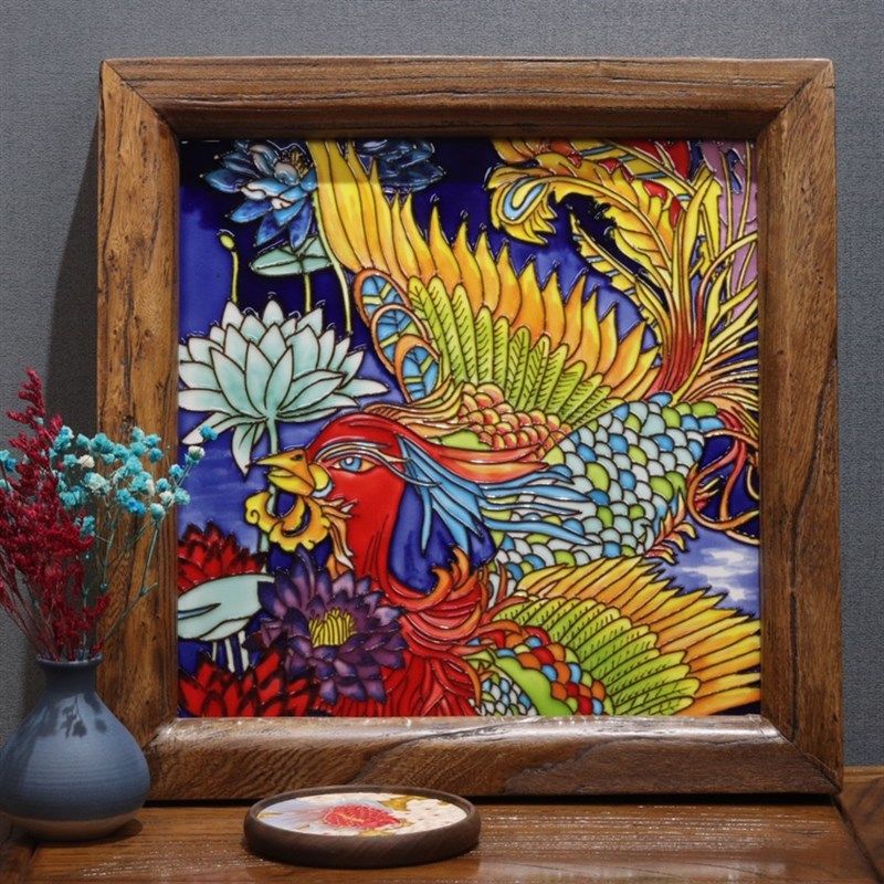 文创37/37手工瓷版画客厅沙发背景墙玄关卧室装饰挂画,家居饰品,工艺画,淘宝优惠券,粉丝福利购,淘宝优惠卷