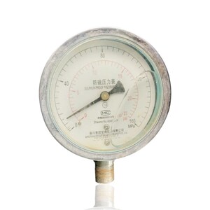 秦川宝鸡仪表超高压压力表全钢耐震防硫压力表YBN100 160MPA M20