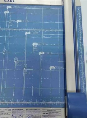 咖路RT-200滚轮A4切纸机照片相片安全裁纸机切纸机办公用品闸