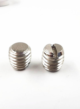 73.M1.6X1.6-1.6*6不锈钢304一字平端紧定螺钉机米开槽无头螺丝