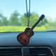 汽车装 创意吉他挂件车内摆件高档车挂后视镜挂饰 饰品车载用品个性