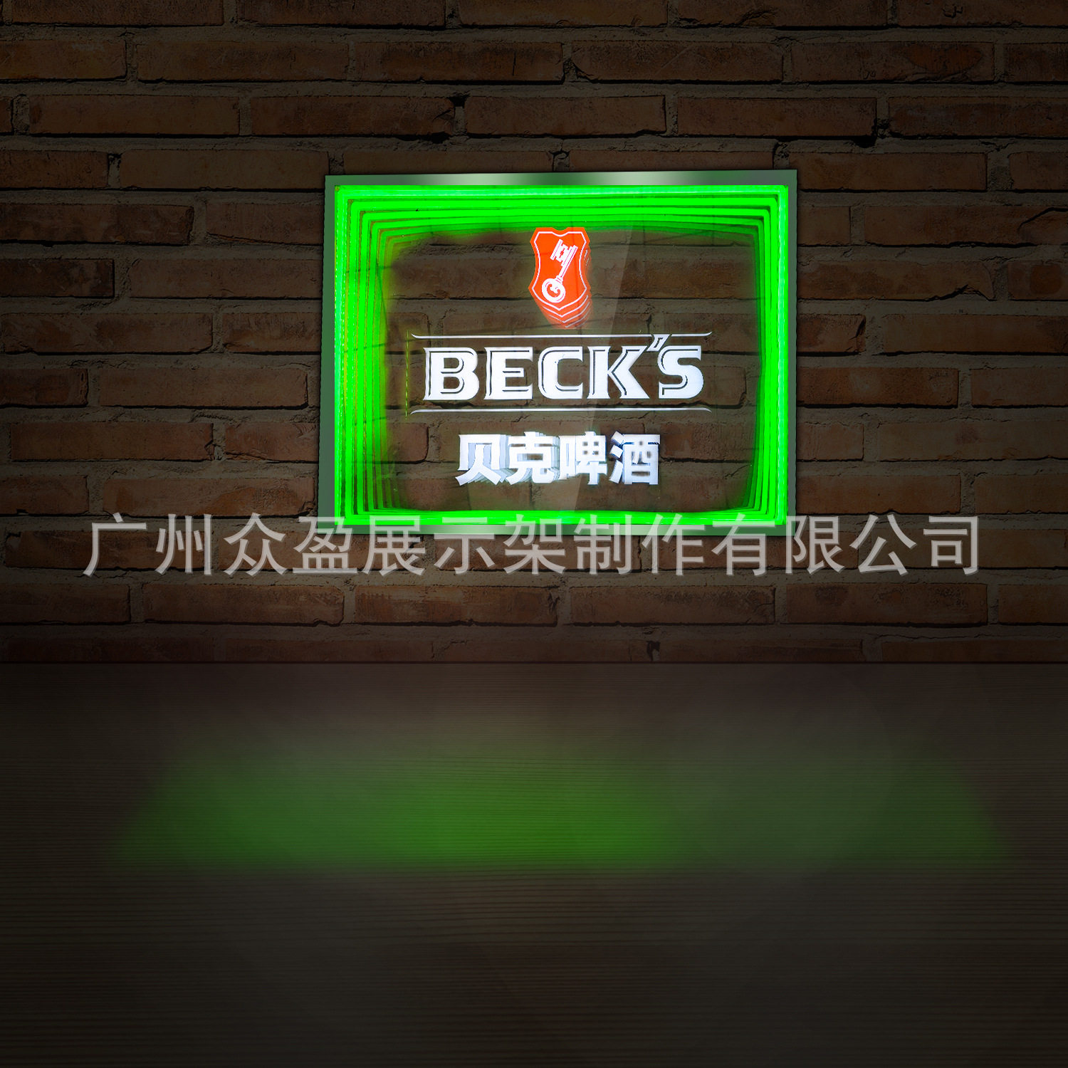 户外防水超薄灯箱led门头招牌悬挂单面室外灯箱广告牌千层灯