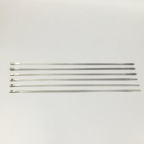 304不锈钢扎带 自锁式阶梯扎带4.6*300mm/200mm 卡扣扎带金属绑带