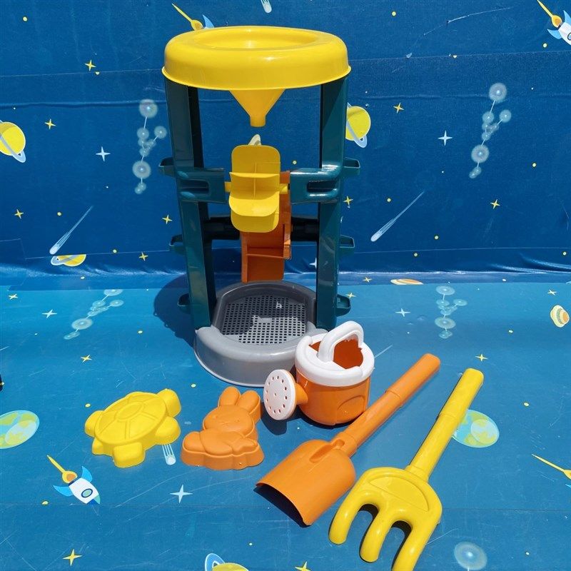 2021夏天新款沙滩车玩沙玩具戏水大号沙漏6件套风车漏斗铲子男女,玩具/童车/益智/积木/模型,戏水/玩沙玩具,淘宝优惠券,粉丝福利购,淘宝优惠卷