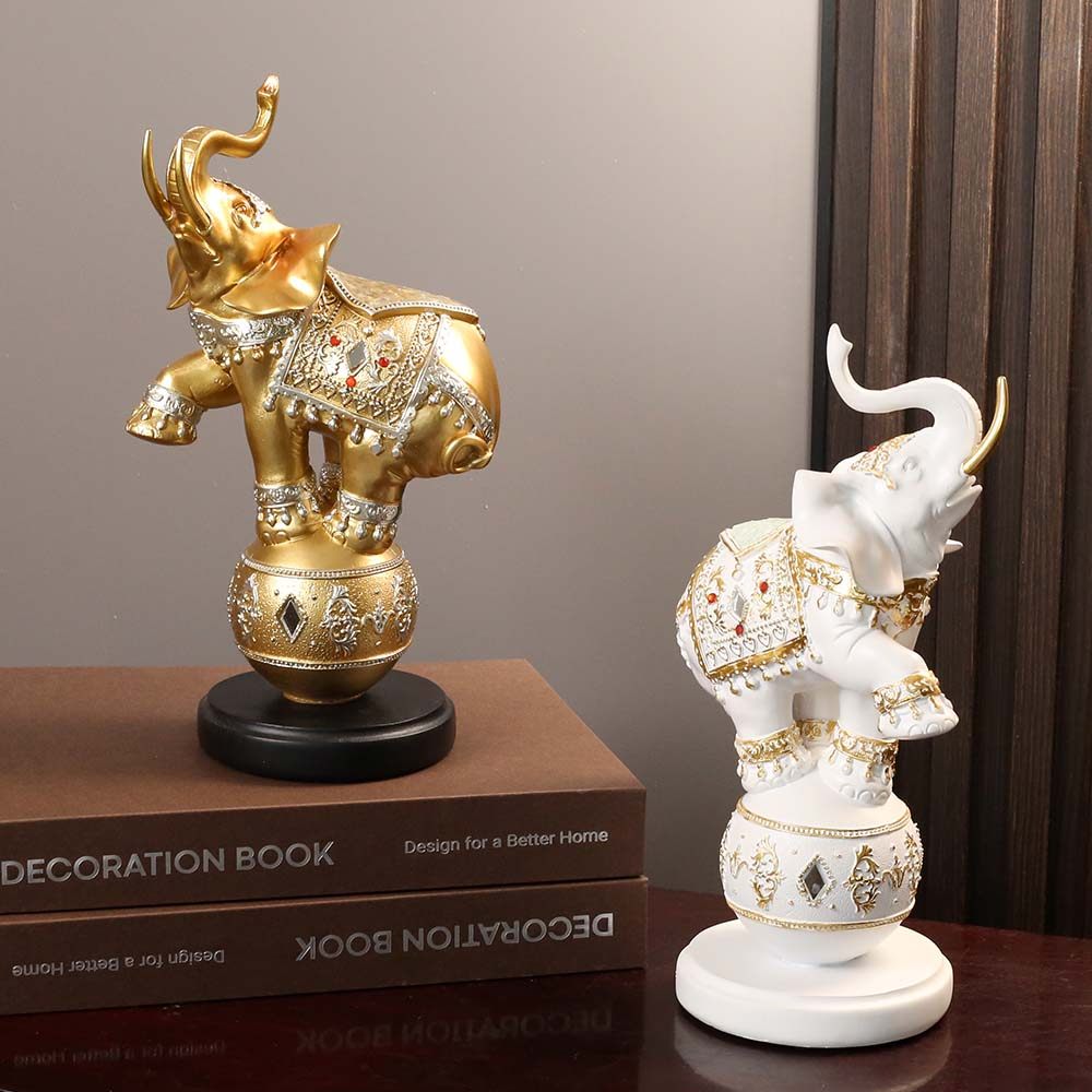 创意站球大象摆件家居办公室工艺品乔迁新居礼品客厅酒柜装饰品,家居饰品,装饰摆件,淘宝优惠券,粉丝福利购,淘宝优惠卷