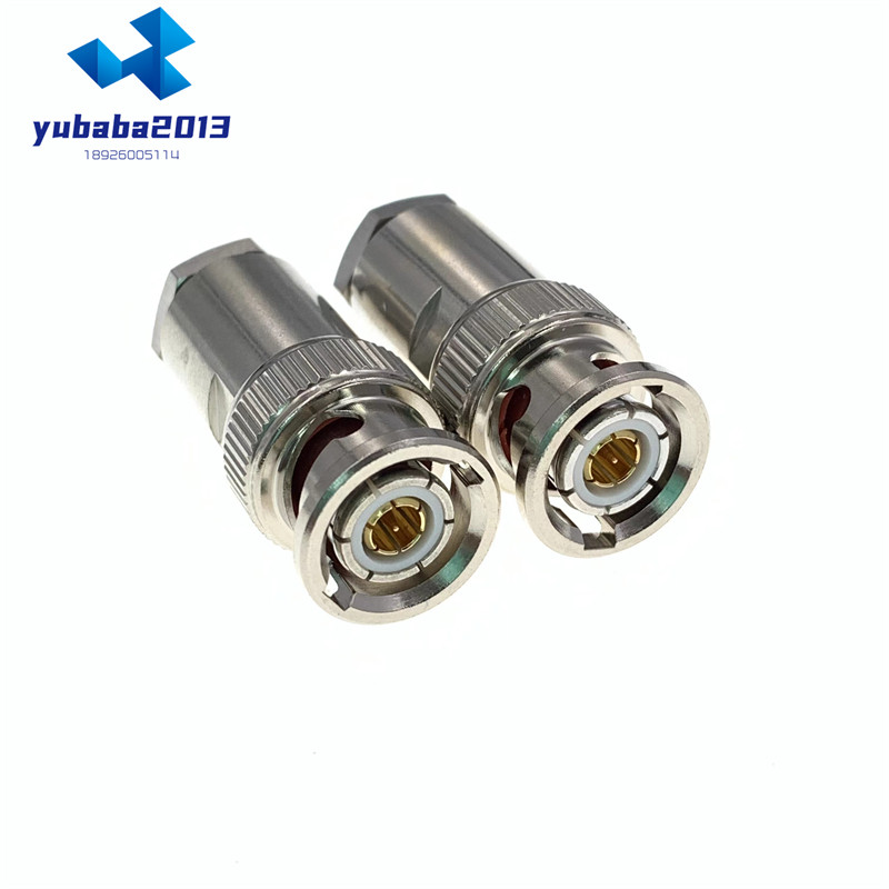 BNC三同轴二卡扣同轴射频连接器 1553B总线接头 TRX316连接器 BNC