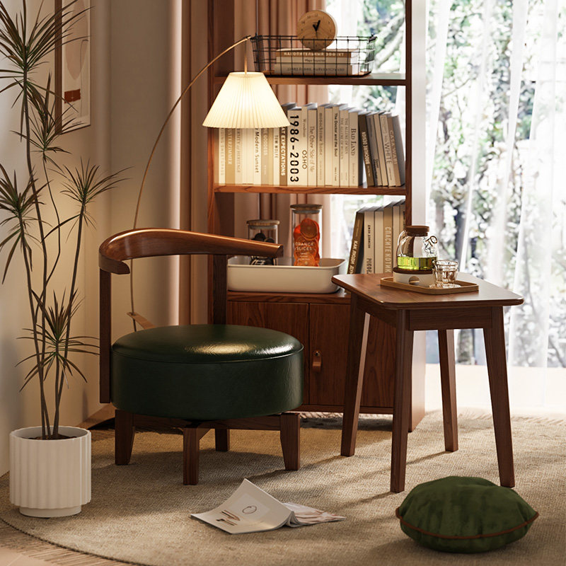 实木旋转小凳子家用矮凳板凳木凳沙发凳客厅圆凳儿童靠背结实耐用,住宅家具,矮凳,淘宝优惠券,粉丝福利购,淘宝优惠卷