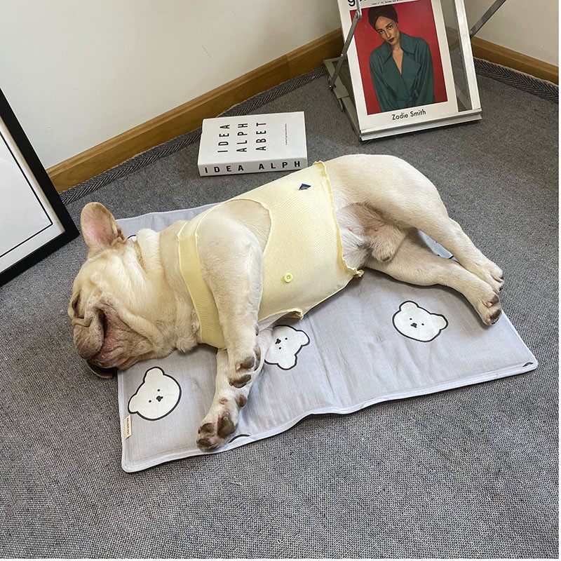 狗狗冰垫狗窝法斗夏天宠物凉席猫睡垫降温冰窝夏季凉垫散热垫子