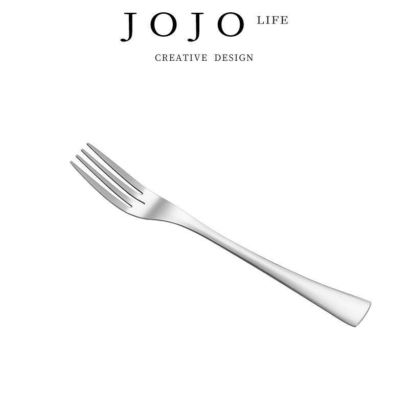 JOJOS L. PD.part.不锈钢叉子餐厅长柄水果叉沙拉甜品叉 局部