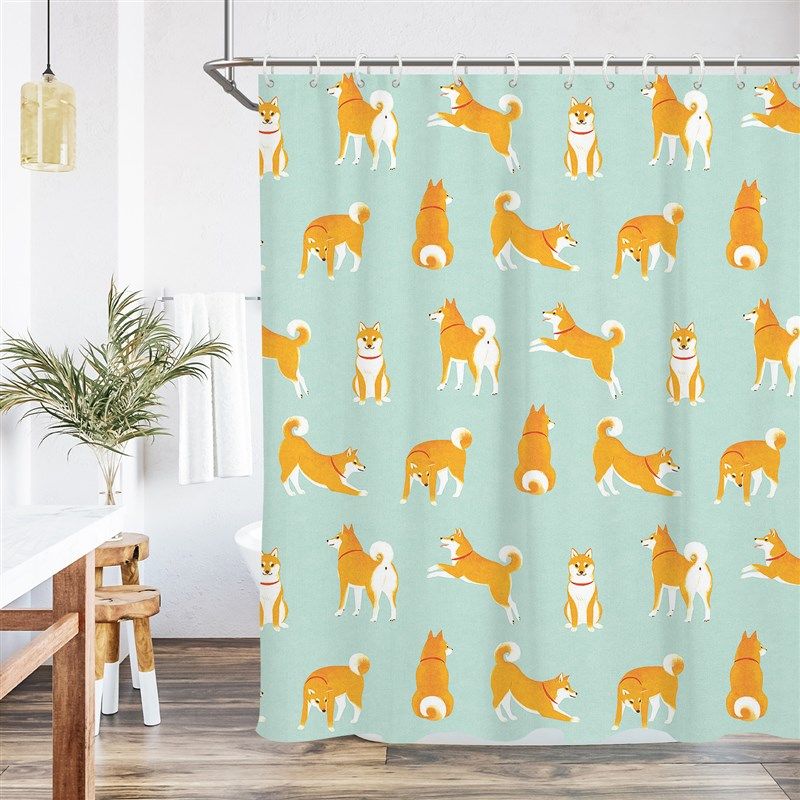 加厚卡通可爱小动物猫咪免打孔卫生间浴帘儿童浴室洗澡防水防霉帘,家庭/个人清洁工具,浴帘,淘宝优惠券,粉丝福利购,淘宝优惠卷