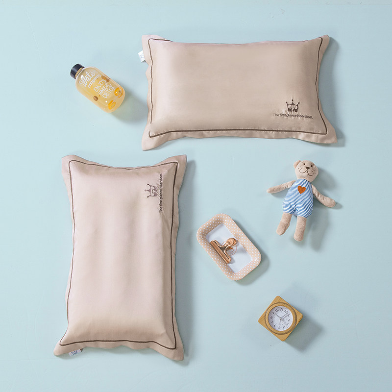 夏季60支天丝儿童枕套清凉丝滑30x50冰丝幼儿园午睡40x60枕头套,床上用品,枕套,淘宝优惠券,粉丝福利购,淘宝优惠卷