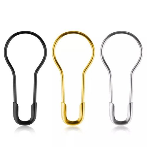 1000枚/盒 金色小别针葫芦保险别针彩色回形针铜铁安全别针小扣针