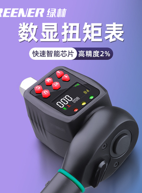 绿林电子数显扭力计测试表扭矩扭力扳手配件测试仪高精度校准仪