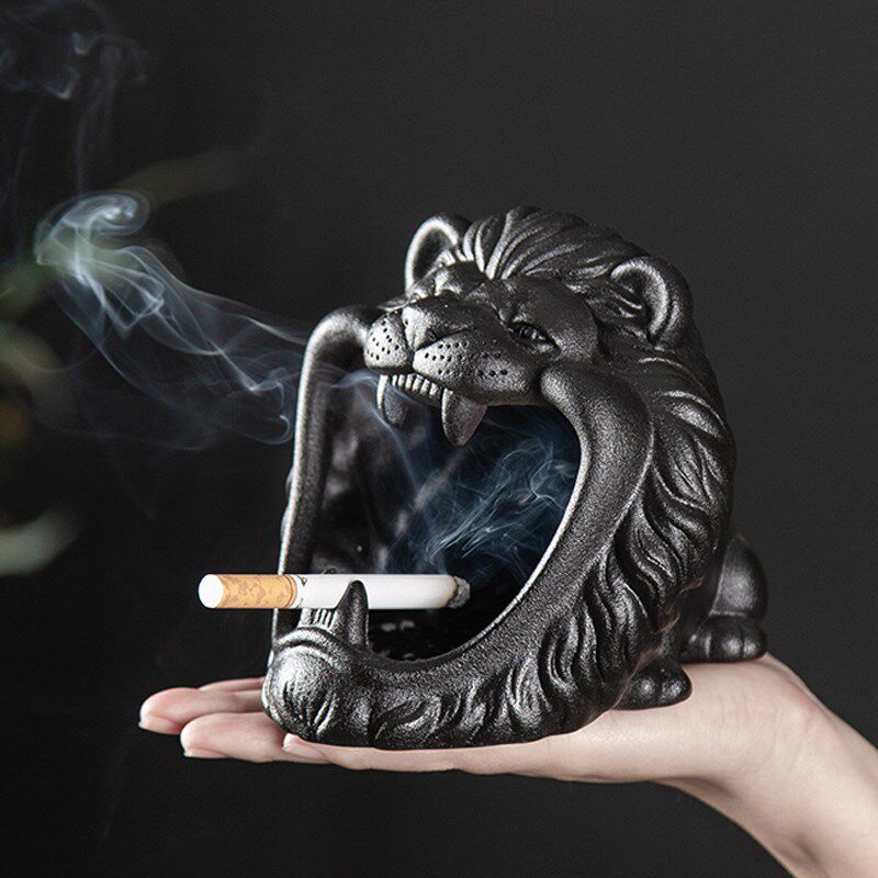 家用卡通烟灰缸可爱创意陶瓷大烟缸个性潮流防风办公桌茶几烟灰缸,家居饰品,装饰烟灰缸,淘宝优惠券,粉丝福利购,淘宝优惠卷