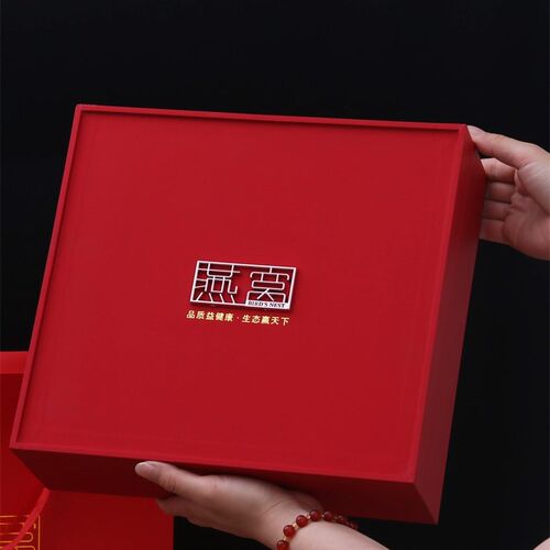 高档红色礼品盒溯源码燕窝包装盒100克燕盏礼盒空盒加厚八角内盒