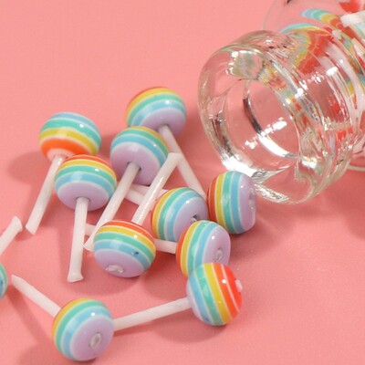 1/12 Dollhouse Miniature Food Dessert Sugar Lollipops With