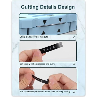 3D Label Printer 9mm Embossing 3D Label Tape Manual Labeller