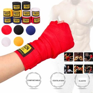Cotton Strap Boxing Bandage Sanda Muay Thai MMA Hand Gloves