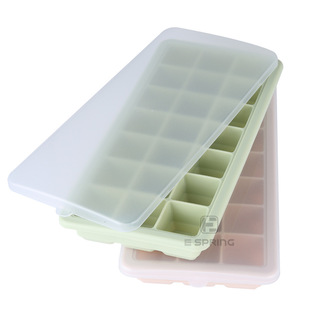 silicone 21 ice tray with lid ice cube mold ice box food box