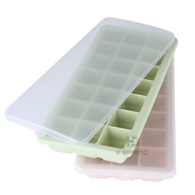 silicone 21 ice tray with lid ice cube mold ice box food box