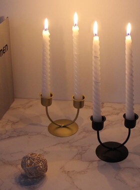 nordic candlelight dinner prop candlestick candle holder