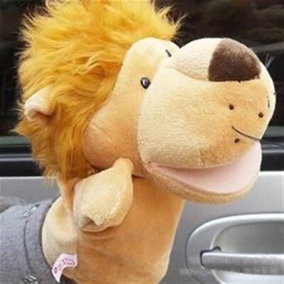 monkey hand puppet gloves children can perform ventriloquy m