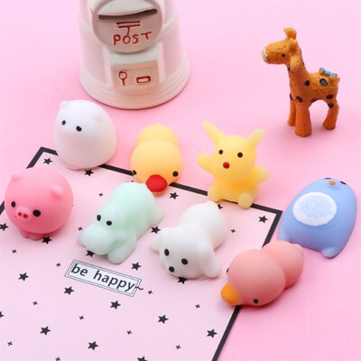 60 Pcs Squishies Mochi Anima Squishy Toys for Kids Party