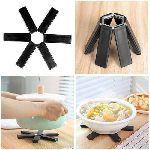 Foldable Trivets Hot Pot Holder Heat Insulation Pad Heat