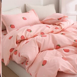bedsheet set flat sheet student bed cover single床单四件套