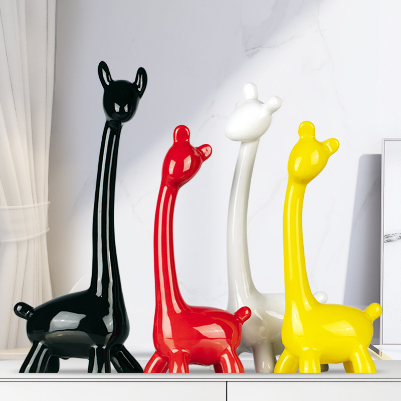 装饰品陶瓷创意家居摆设乔迁新居三口之家鹿书柜房间电视酒柜摆件,家居饰品,装饰摆件,淘宝优惠券,粉丝福利购,淘宝优惠卷