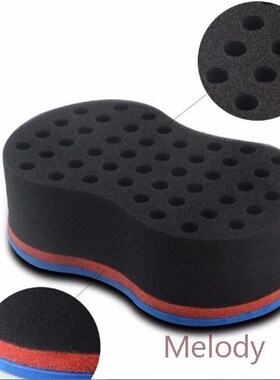 Curly hair twist sponge curly sponge eight-shaped hairsponge