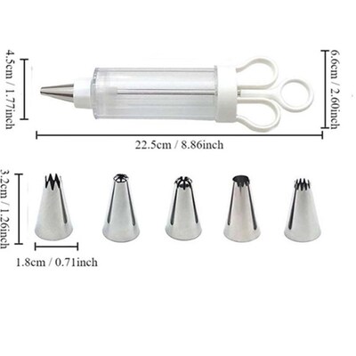 Cupcake Frosting Filling Injector Dessert Icing Decorating