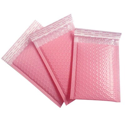 50/25pcs Bubble Mailers Pink Poly Bubble Mailer Self Seal Pa