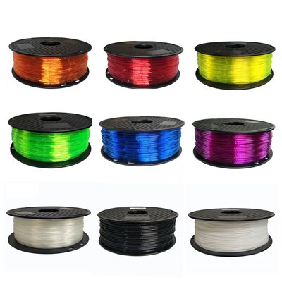 3D Printer Filament 1.75mm 500g/250g TPU Flexible Filament 3