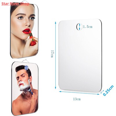 Acrylic Anti Fog Mirror Bathroom Tools Shower Shaving Fogles