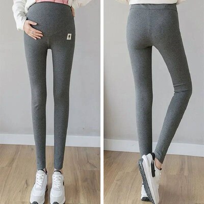 Pregnant Women Adjustable Bottoming Pants Maternity High Wai
