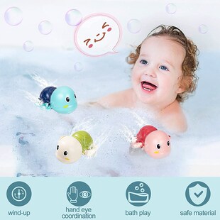 Baby Bath Toys Bathing Cute Swimming Turtle Whale Pool Beach
