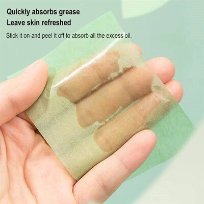 100Pcs new Face Oil Blotting Paper Protable Matting Face Wip