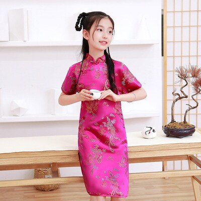 Baby Girl Girls Cheongsam Qipao Chinese Traditional Dress