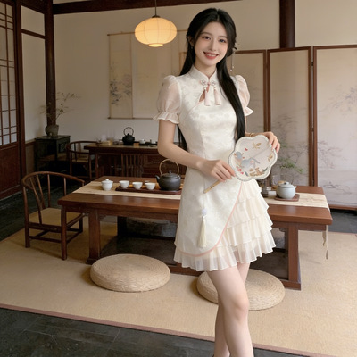 高品质加内里新中式轻国风改良旗