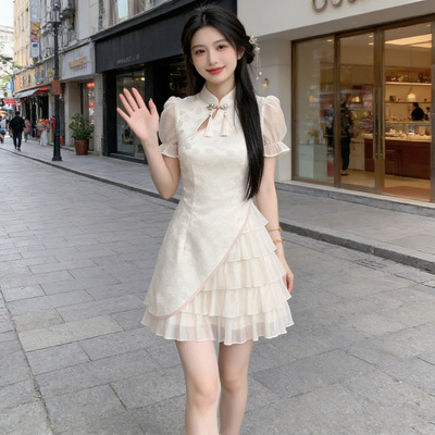 高品质加内里新中式国风改良旗袍