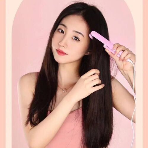 Mini Hair Straightener, Multi-color Splint, Quick Heating, N