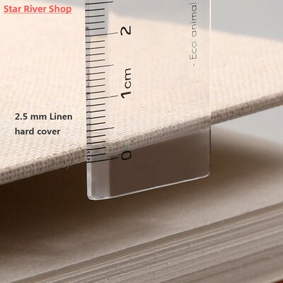 Sketchbook Retro Spiral Linen Hardcover Notebook 120 Pages 1