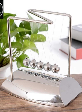 Desk Toy Fun Gift Newtons Cradle Steel Balance Ball Pendulum
